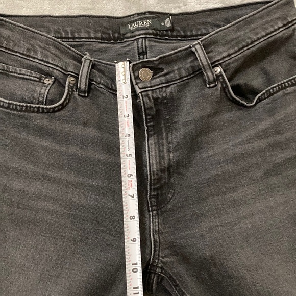 Lauren Ralph Lauren Women’s Jeans Black Skinny Stretch Size 12 - Picture 9 of 10